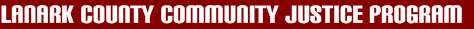 Lanark County Community Justice Program